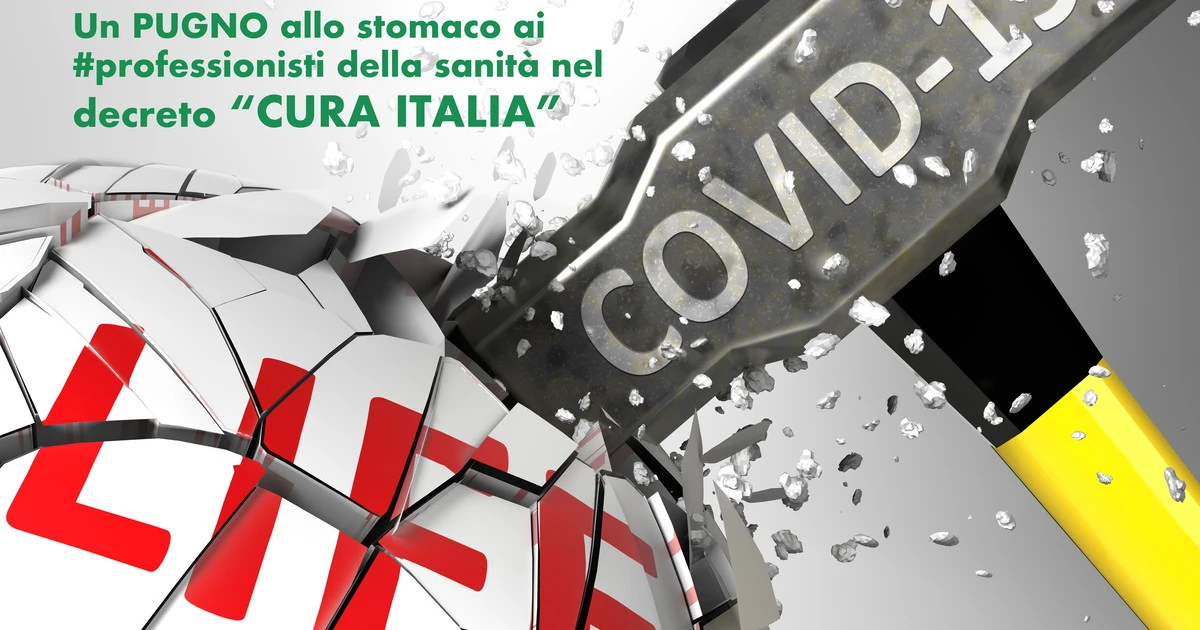 Fials, un pugno nello stomaco ai professionisti della sanità nel decreto "Cura Italia"