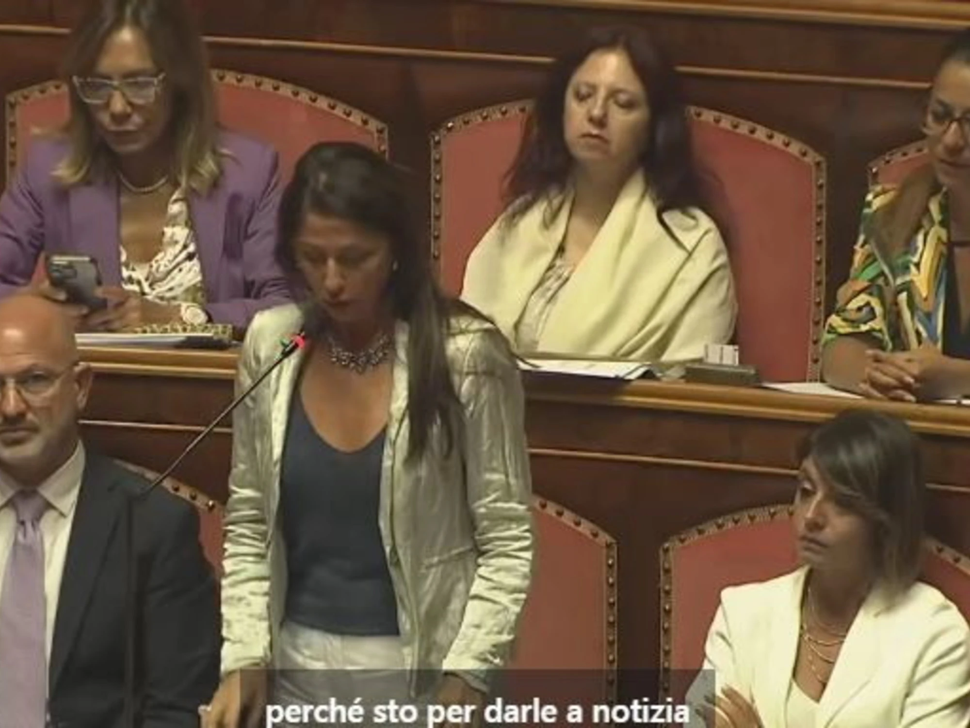 Tajani insultato dalla grillina Maiorino, esplode la bagarre al Senato