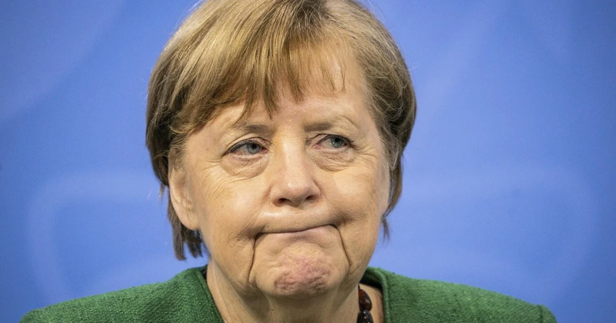 Angela Merkel, l'orso di peluche omaggio alla Cancelliera? Agghiacciante: cosa ne viene fuori 