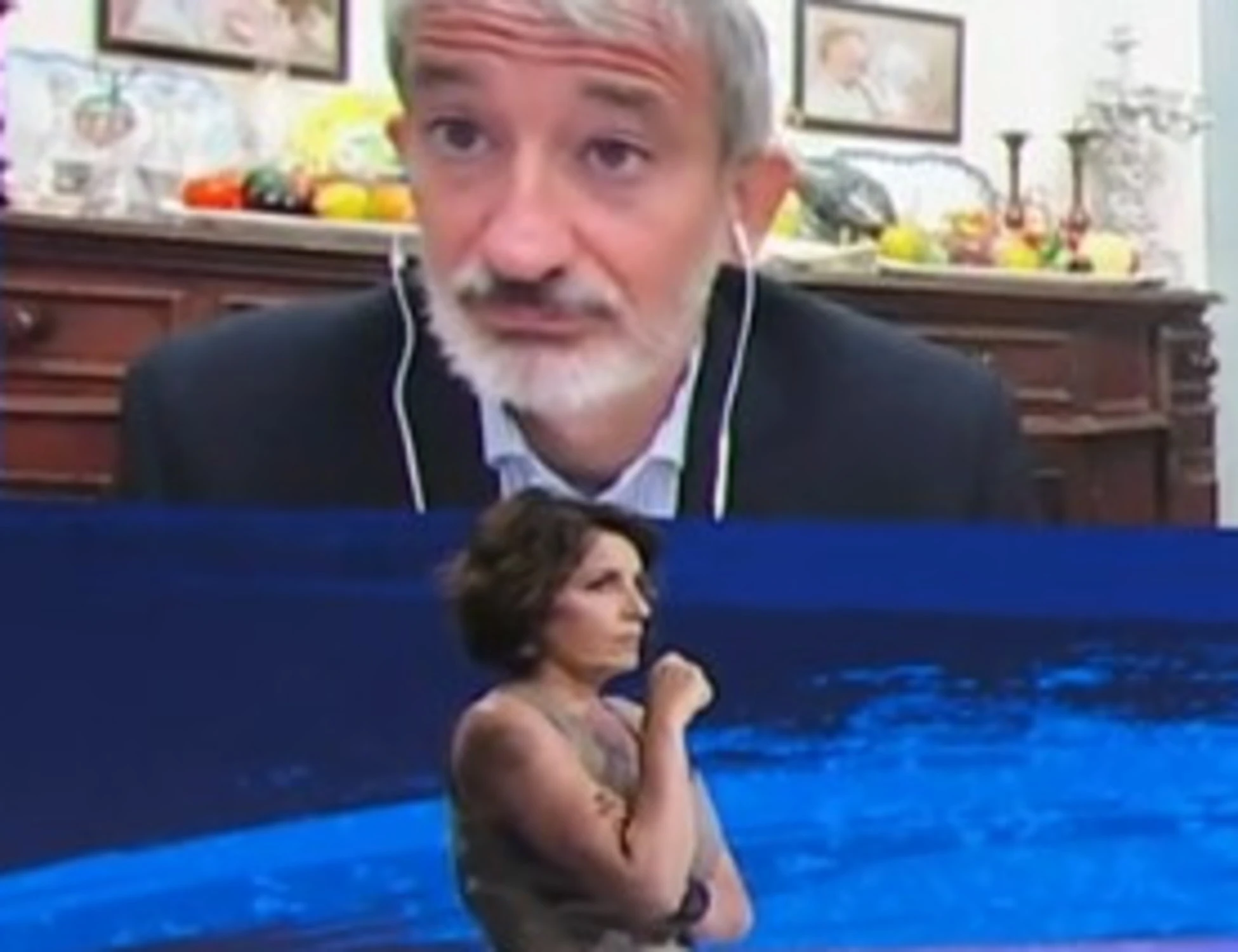 In Onda, Pietro Senaldi smentisce Marianna Aprile: "Non è teatro"