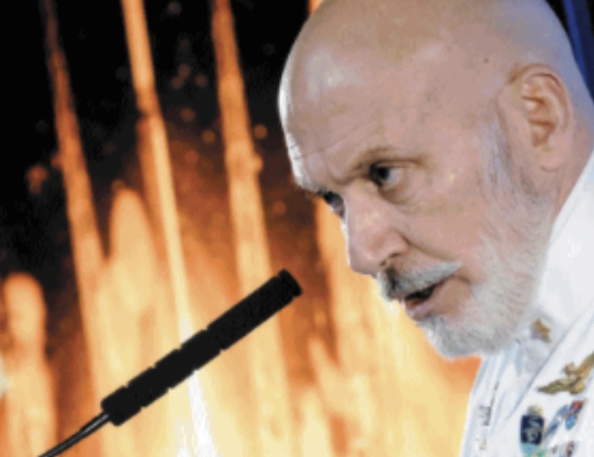 L'ammiraglio gioca alla guerra