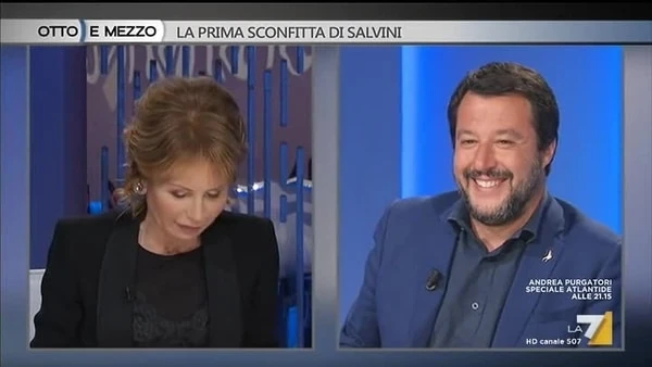 Otto e Mezzo, Lilli Gruber vs Matteo Salvini: "Maleducato", "Sa perché mi pagano?". Tensione brutale