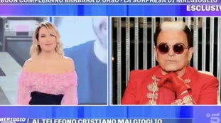 Pomeriggio 5, D'Urso spiazzata dalla telefonata di Malgioglio: "Mi hai fregato..."