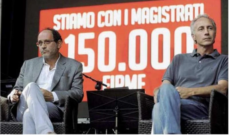 Travaglio "grazia" l'amico Ingroiaparla di tutto ma sul pm il nullaEcco cosa poteva chiedergli...