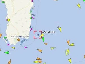 Aquarius, il cambio di rotta: la nave si avvicina alle coste della Sardegna