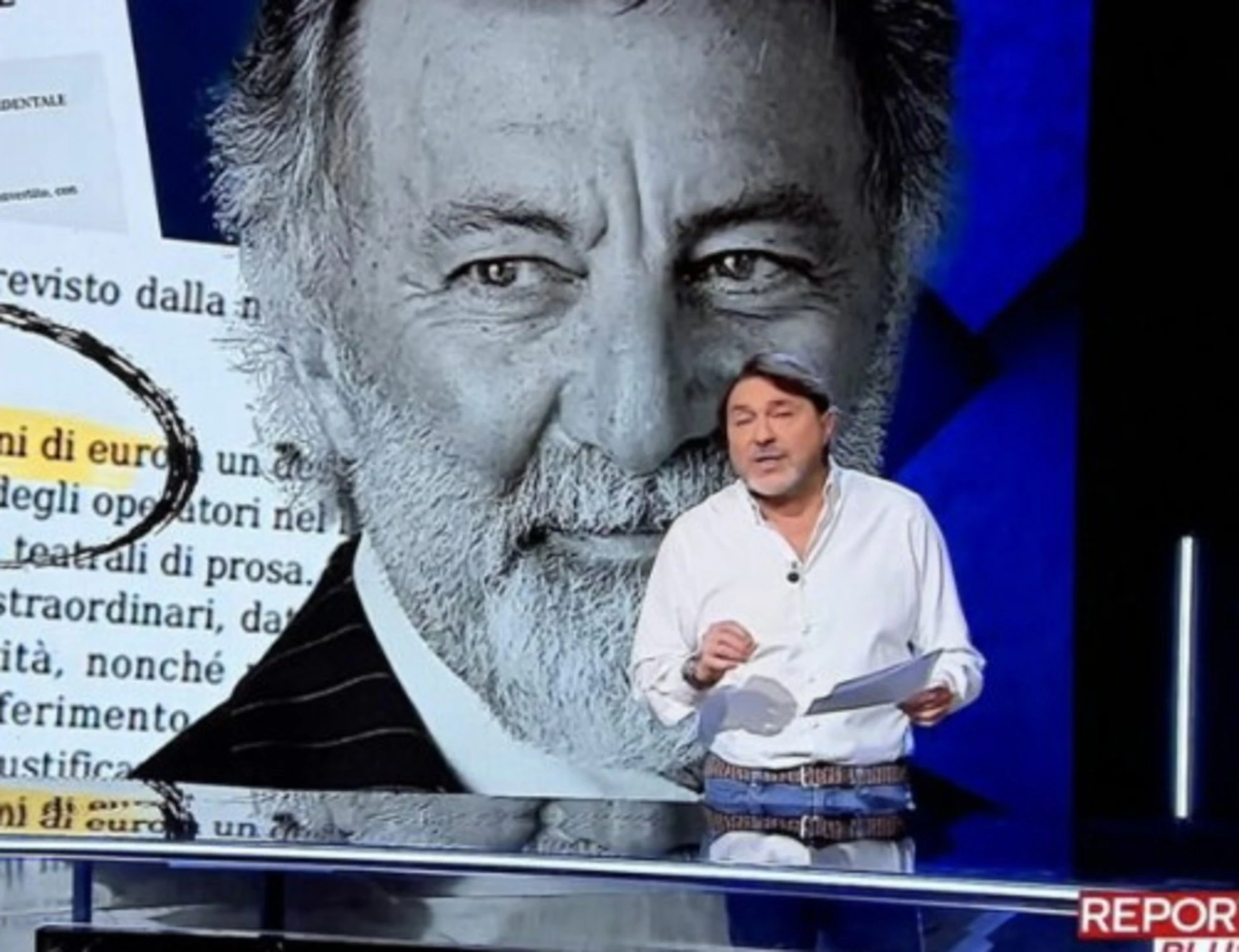 Report, Ranucci bombarda Barbareschi: "Devi ridare 8 milioni". Risposta fulminante