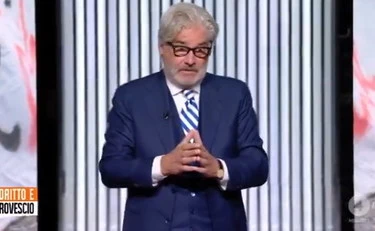 Dritto e rovescio, Francesca la rossa demolita da Del Debbio: "Sai come si chiamavano?"