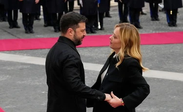 Palazzo Chigi, Zelensky da Meloni: "Perché credo in lei"
