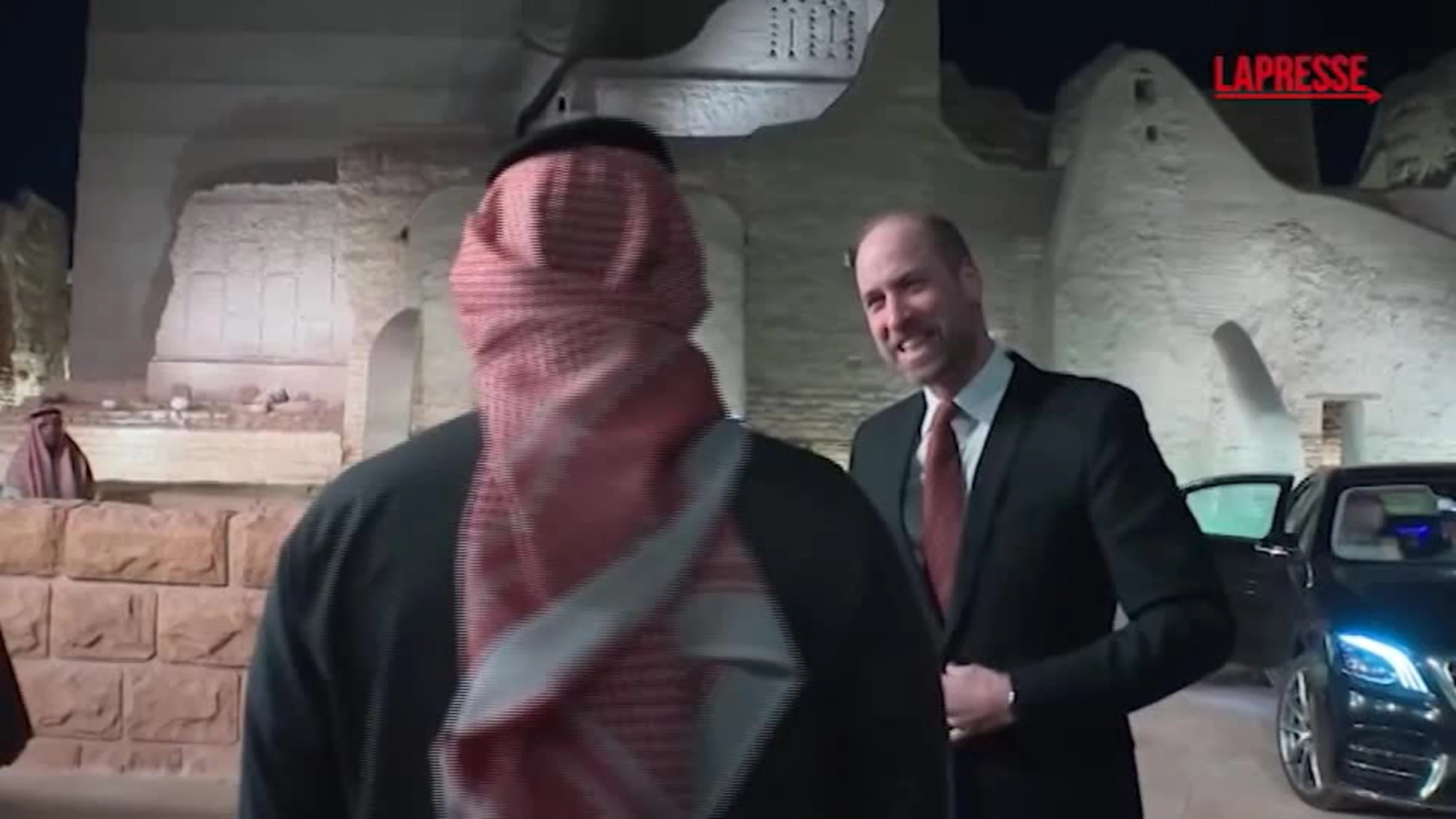 Principe William in Arabia Saudita, la visita al sito patrimonio mondiale dell'umanità di At-Turaif