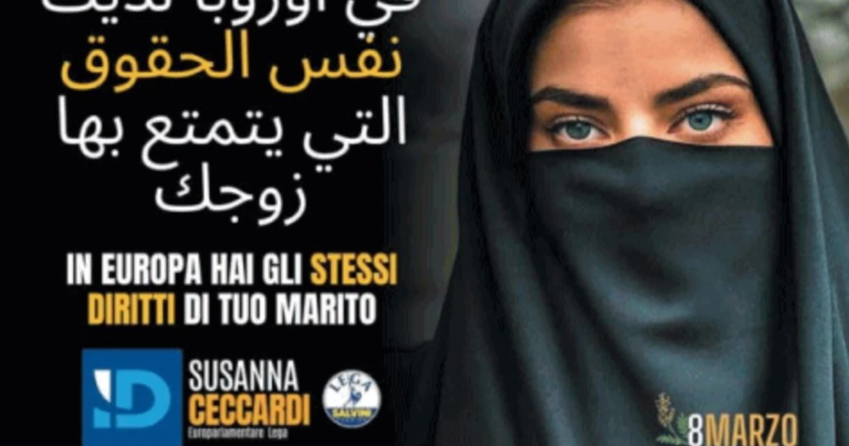 Roma, cento cartelloni contro il patriarcato islamico: la sfida di Susanna Ceccardi