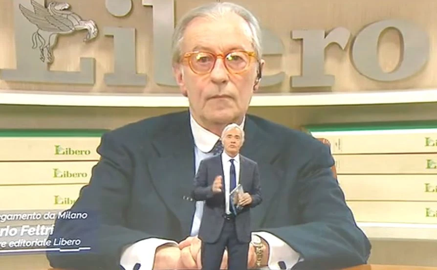 Vittorio Feltri a Non è l'arena: "Lilli Gruber con me è stata sessista e mi ha insultato, io ho solo risposto"