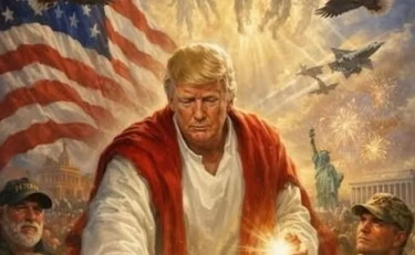 Donald Trump, altra sfida a Papa Leone: la foto da Gesù Cristo