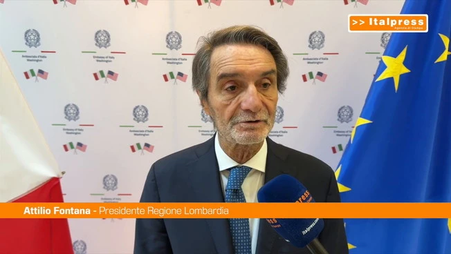 Usa-Italia, Fontana "Rafforzare i rapporti con accordi concreti"