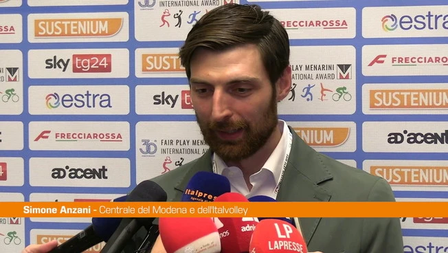 Anzani "Felice e fiero del Premio Fair Play Menarini"
