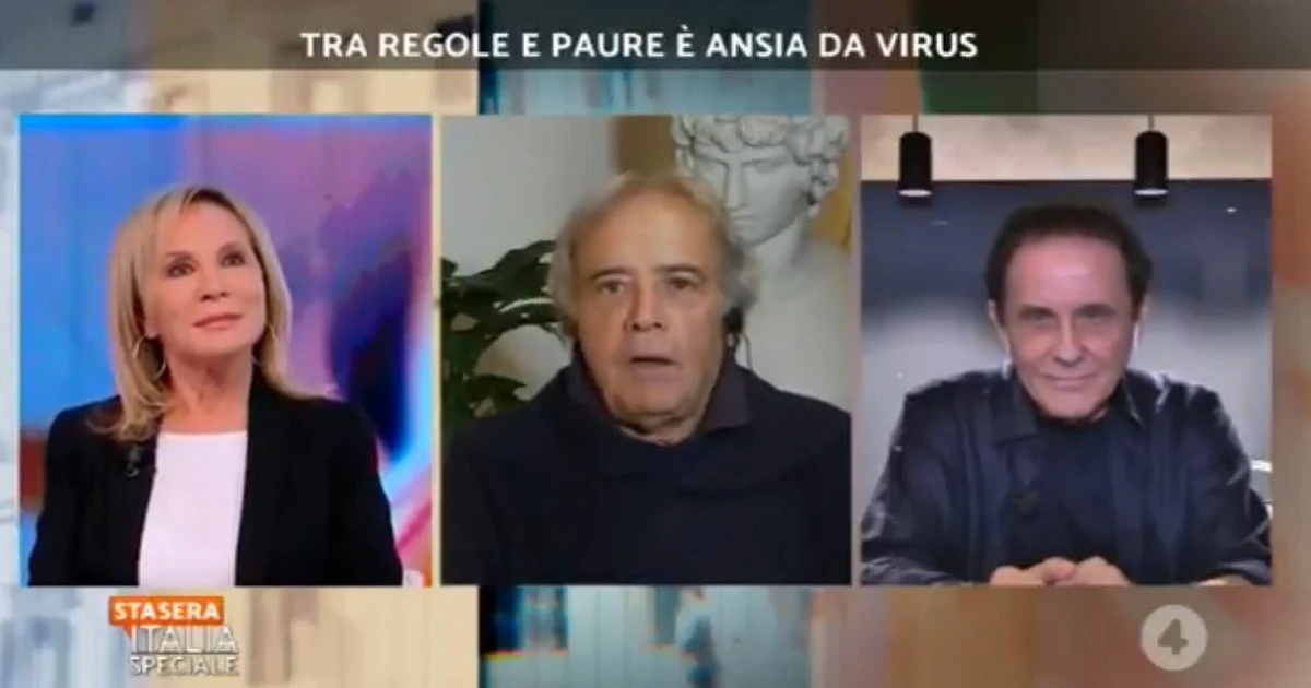 Stasera Italia, Barbara Palombelli a Roberto Facchinetti: "Hai fatto il test?". La risposta surreale: coronavirus, sconcerto in studio