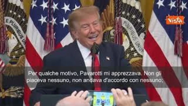 Trump: A Pavarotti non piaceva nessuno, era uno difficile, ma io gli piacevo. Era mio amico