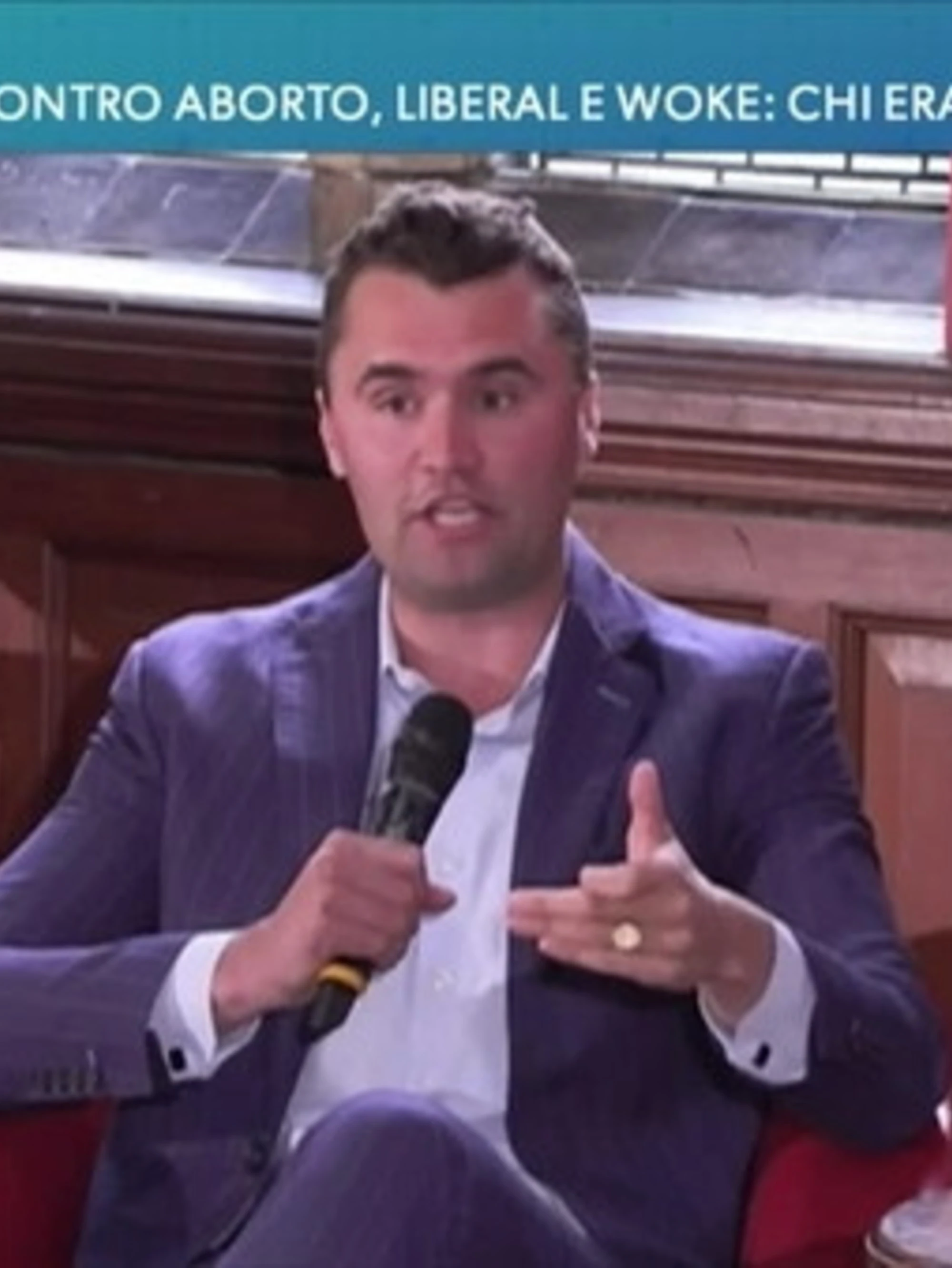 Charlie Kirk, scandalo a La7: come gli rifanno il funerale