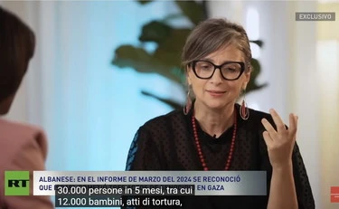 Francesca Albanese si fa intervistare dalla tv di regime russa e attacca l'Occidente: l'ultima vergogna
