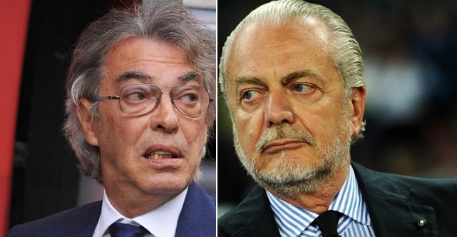 Massimo Moratti e Aurelio De Laurentiis
