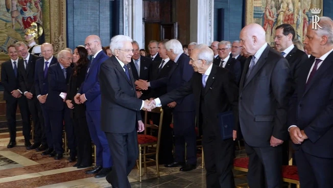 Mattarella alla cerimonia per i 70 anni della Corte Costituzionale