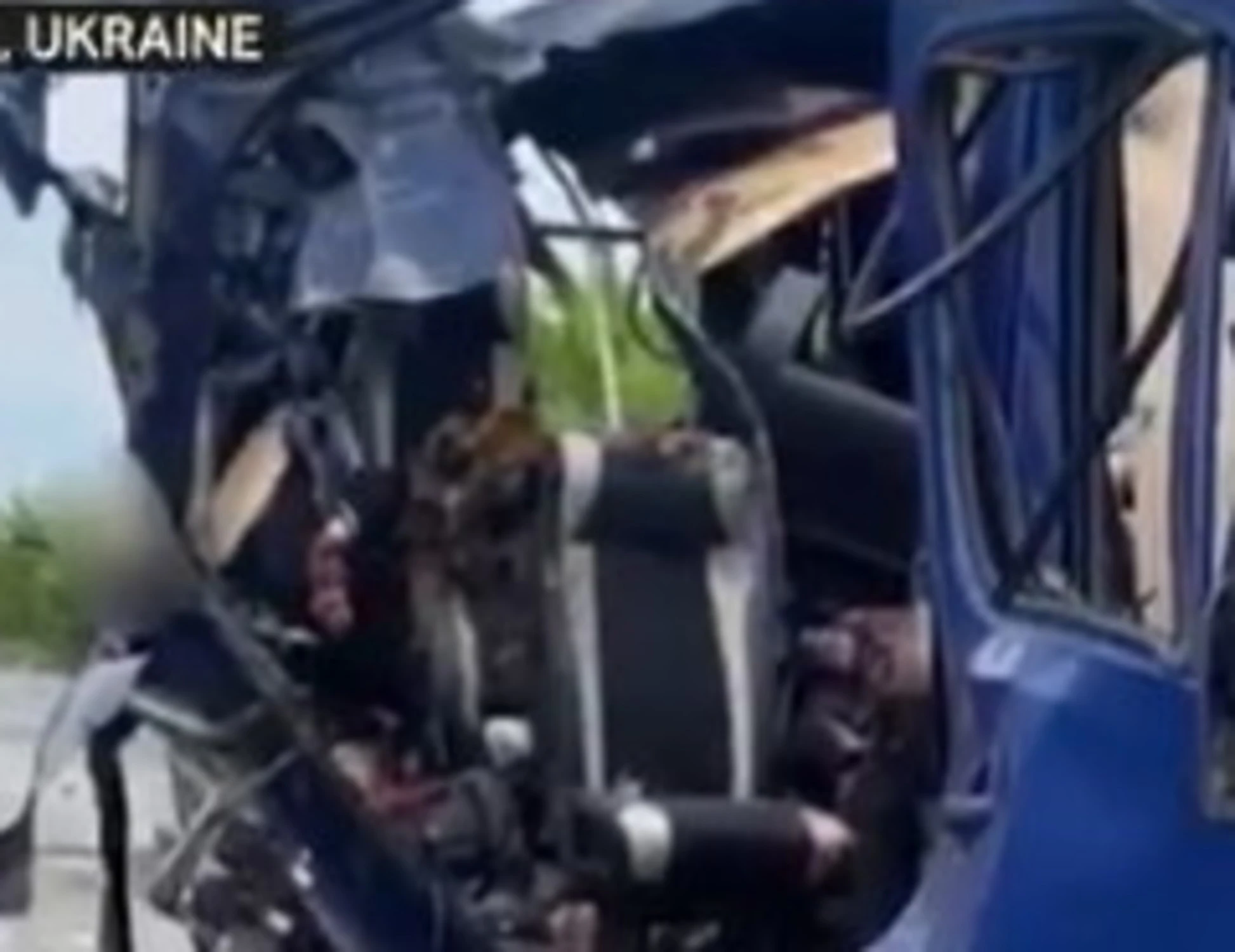 Ucraina, 9 morti nell'attacco russo contro un minibus