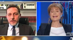 Otto e mezzo, Lilli Gruber ha un mancamento: "Eh ma basta con tutte queste parolacce"