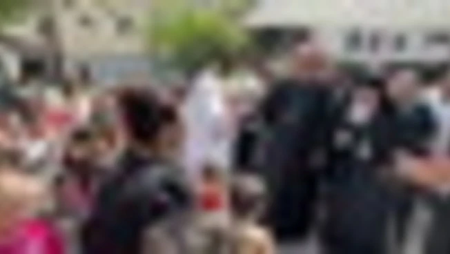 Il cardinale Pizzaballa a Gaza City con il Patriarca Teofilo III