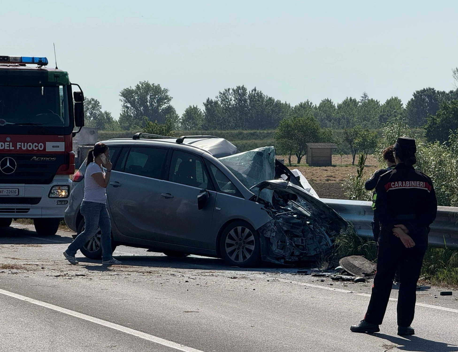 Parma, accoltella la moglie e muore in un incidente