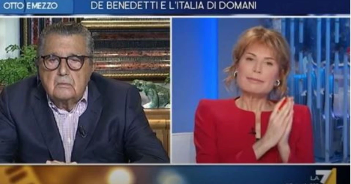 Otto e Mezzo, Dagospia demolisce De Benedetti: "Soldi, scena muta davanti a Lilli Gruber"