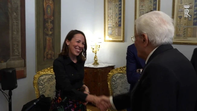 70mo anniversario de "Il Giorno", Mattarella riceve la direttrice Pini