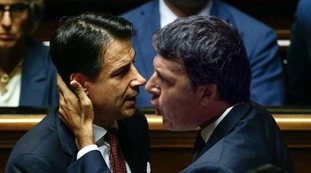 Giuseppe Conte e Matteo Renzi