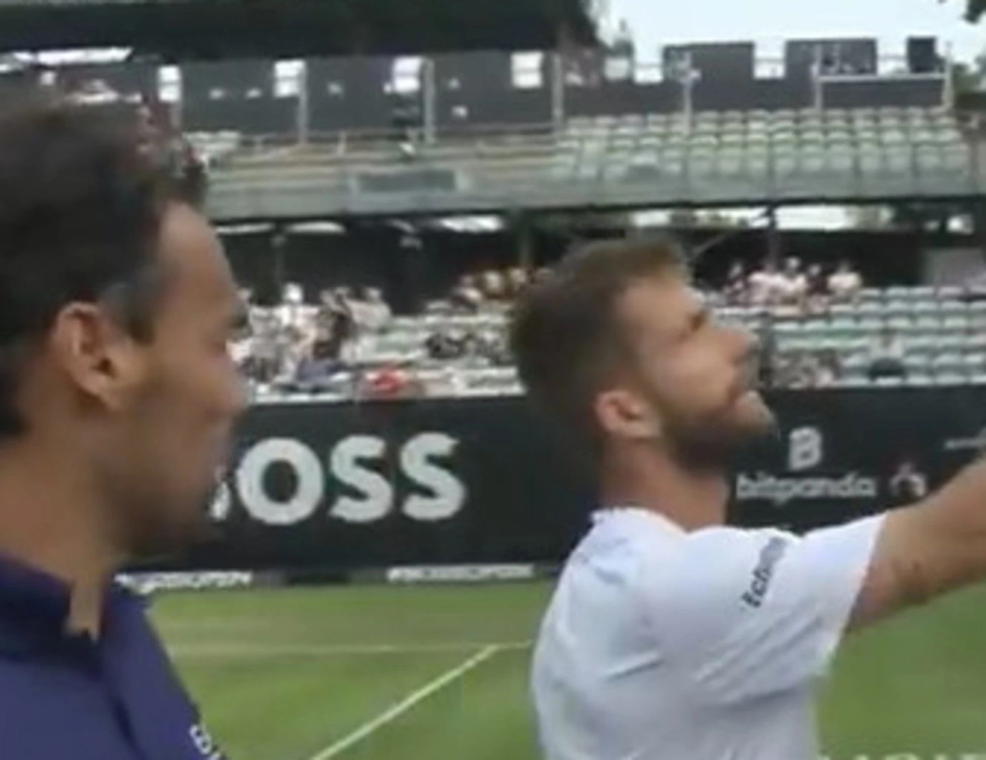Fabio Fognini impazzisce in campo: "Piccolo maiale, guardami!"