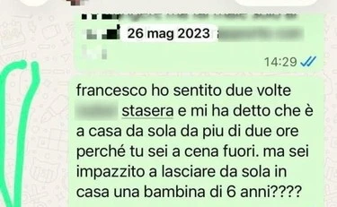 Ilary Blasi, il clamoroso sms a Totti sulla figlia: "Se pazzo a lasciarla sola?"