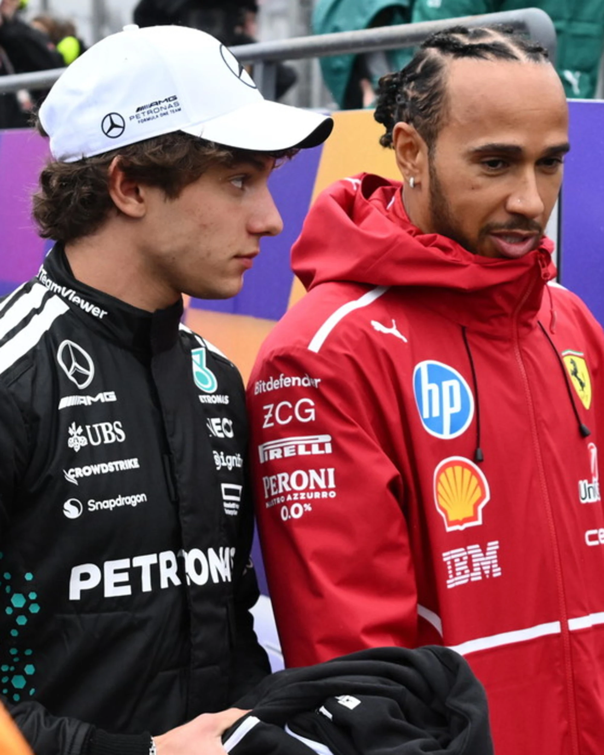 Lewis Hamilton, clamoroso: la balla con cui ha coperto Kimi Antonelli