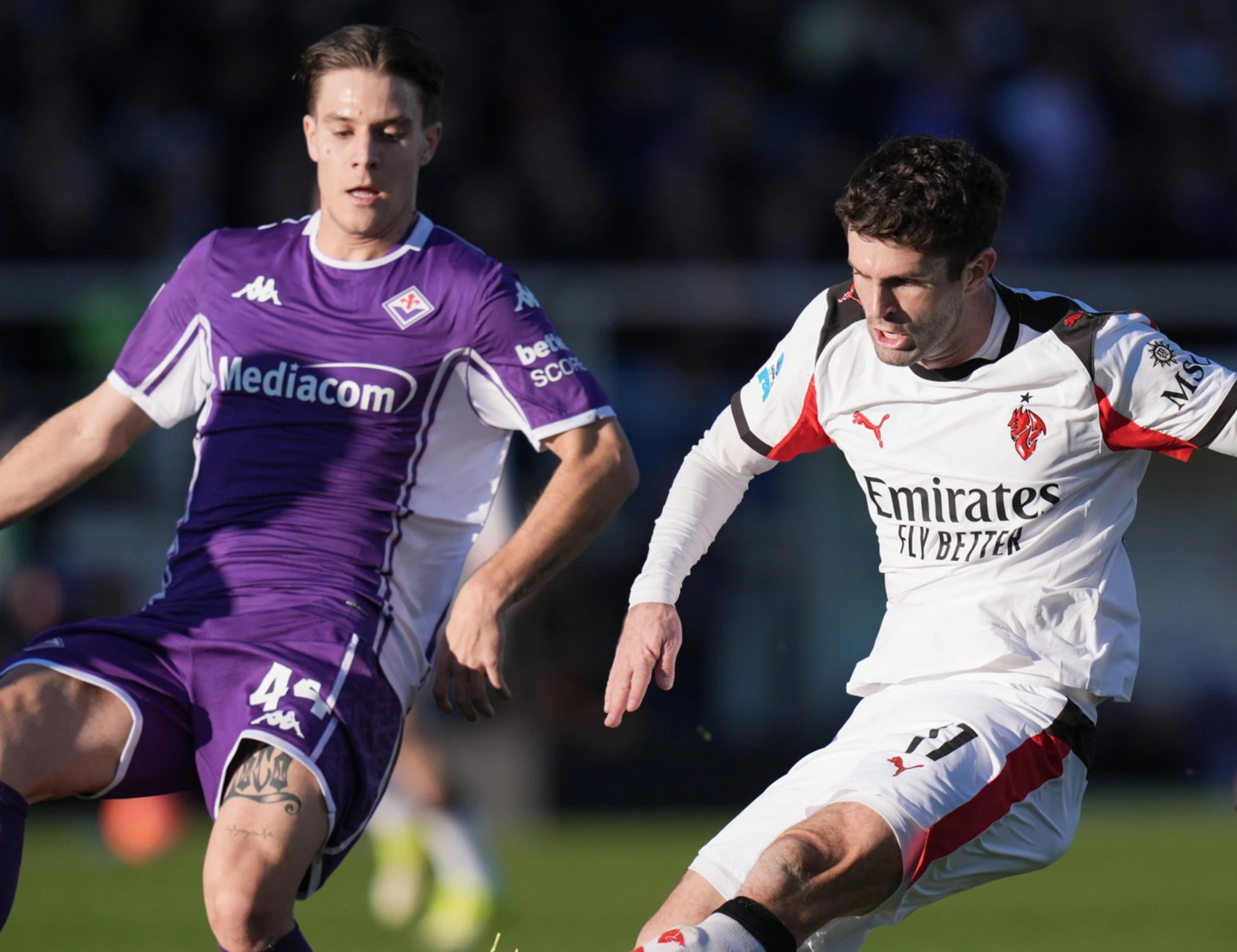 Serie A, la Fiorentina frena il Milan: finisce 1-1 al Franchi