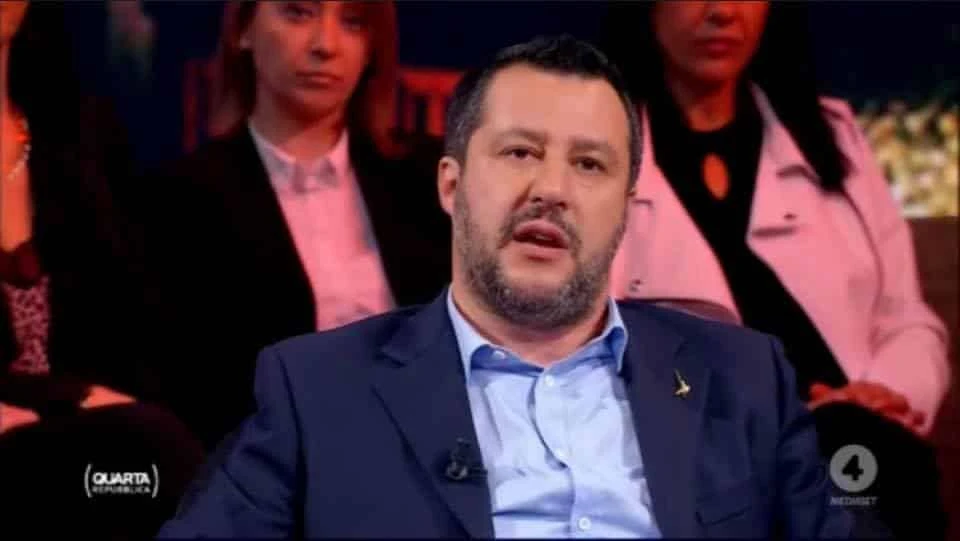 Matteo Salvini a Stasera Italia: "Quota 100? Pd e M5s devono passare sul mio cadavere"