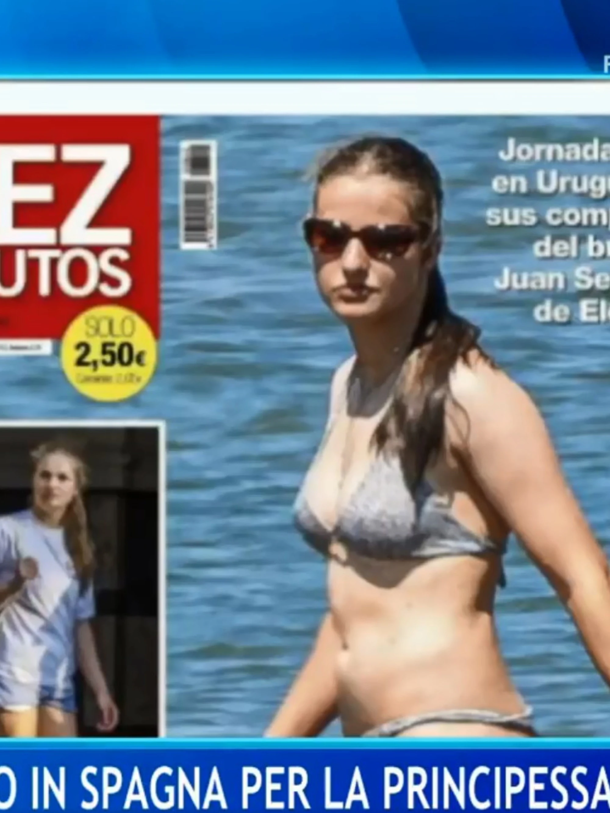 La Volta Buona, principessa Leonor in bikini: la lezione di Caprarica