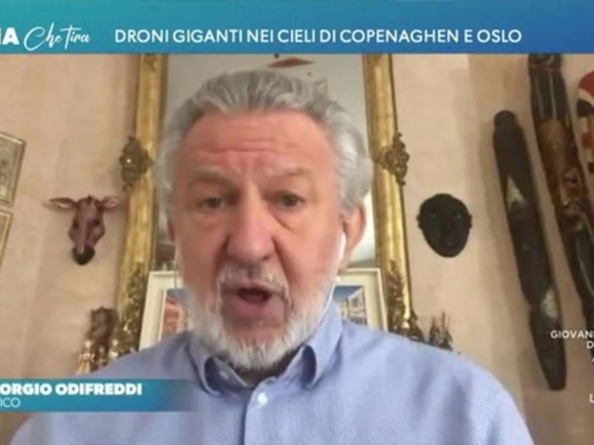 L'Aria che tira, la sparata di Odifreddi diventa un caso: "Professore, professore!"
