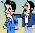 Giorgia Meloni balla sulle disgrazie di Conte: la vignetta cattivissima di Krancic su Renzi