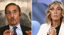 L'aria che tira, Merlino lo interrompe e La Russa la fulmina: "Non sono qui a suonare la chitarra", tensione alle stelle