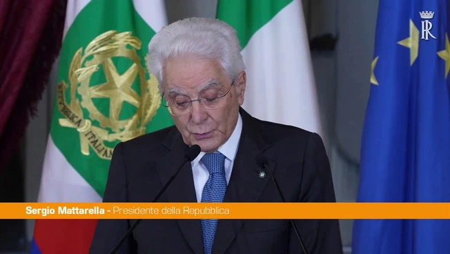 Ucraina, Mattarella "La Russia ha cancellato l'equilibrio della pace"