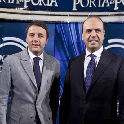 Matteo Renzi e Angelino Alfano