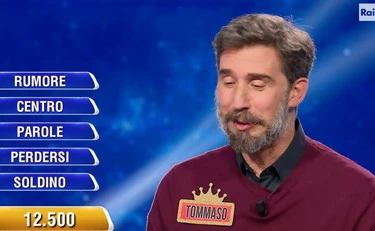 L'Eredità, "ogni tanto uno serio": Tommaso sconfitto ma...