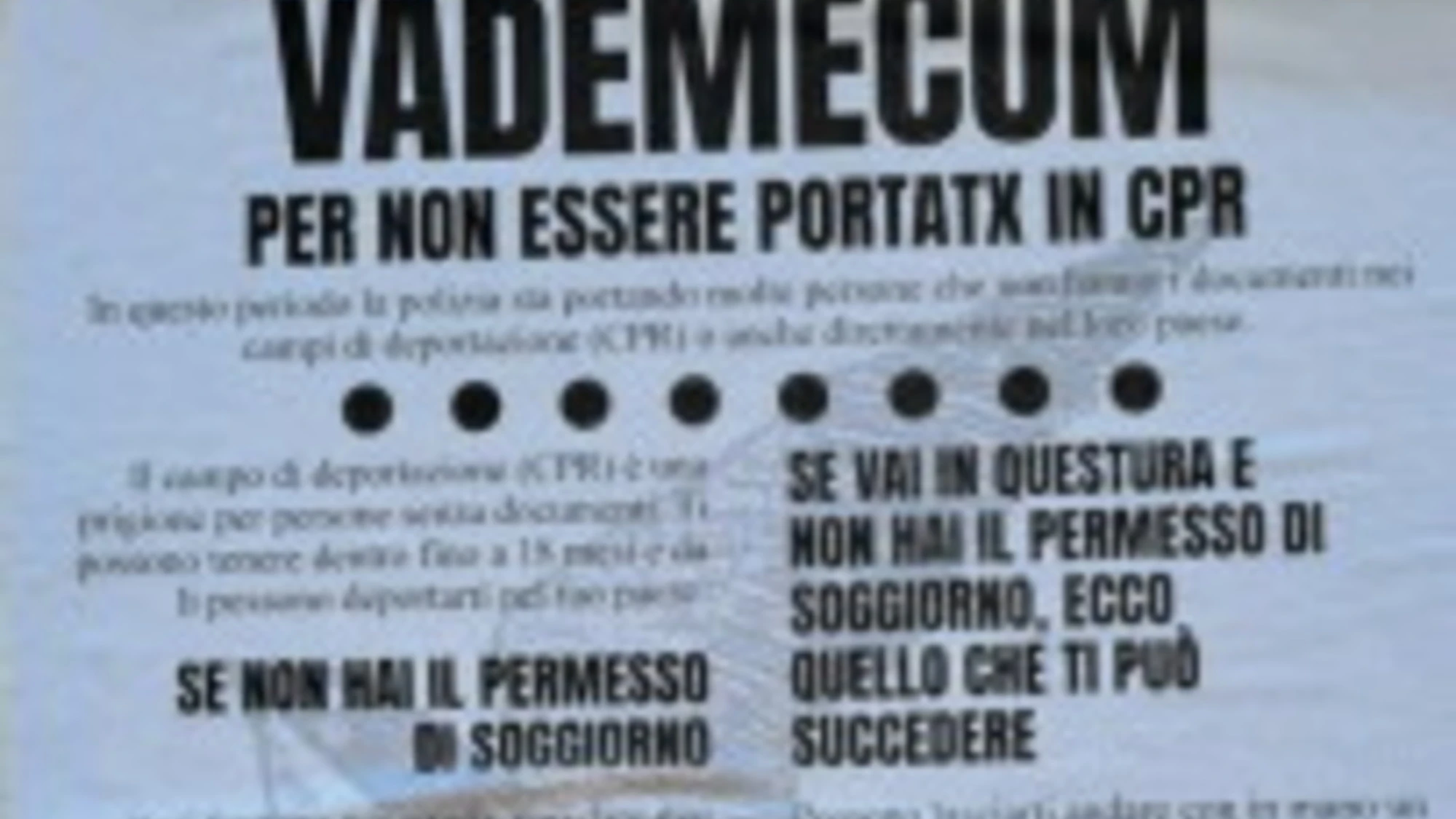 Milano, al Corvetto un manuale per vivere clandestini e sereni