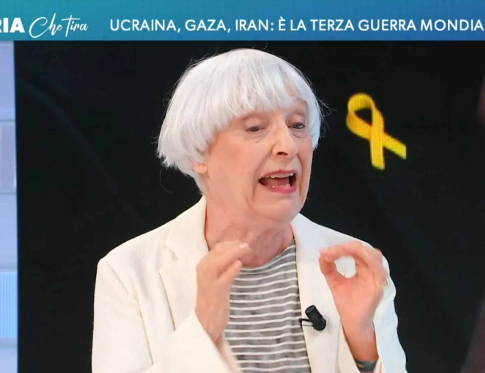 L'aria che tira, delirio-Bompiani: "L'Iran non è uno stato genocida". E Parenzo sbrocca