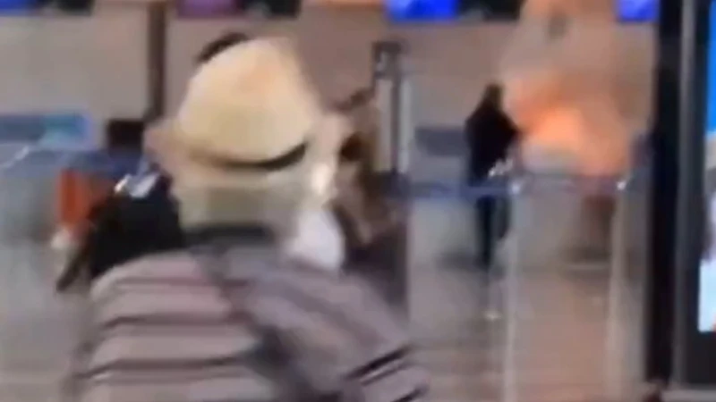 Moški povzročil kaos in zanetil požar na letališču Malpensa v Milanu