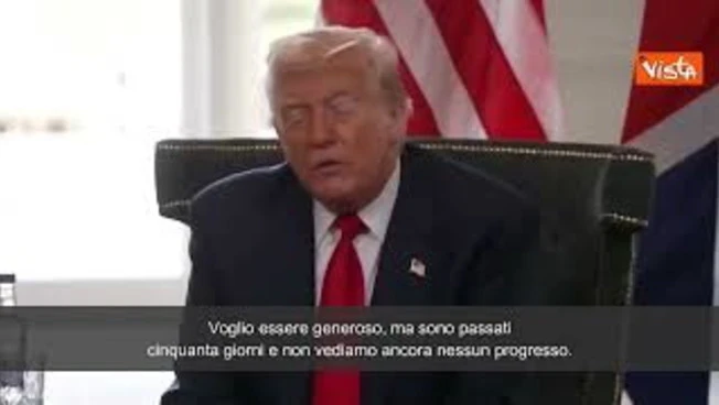 Guerra Ucraina, Trump: "Nessun progresso, daremo nuova deadline di non più di 12 giorni" SOTTOTITOLI