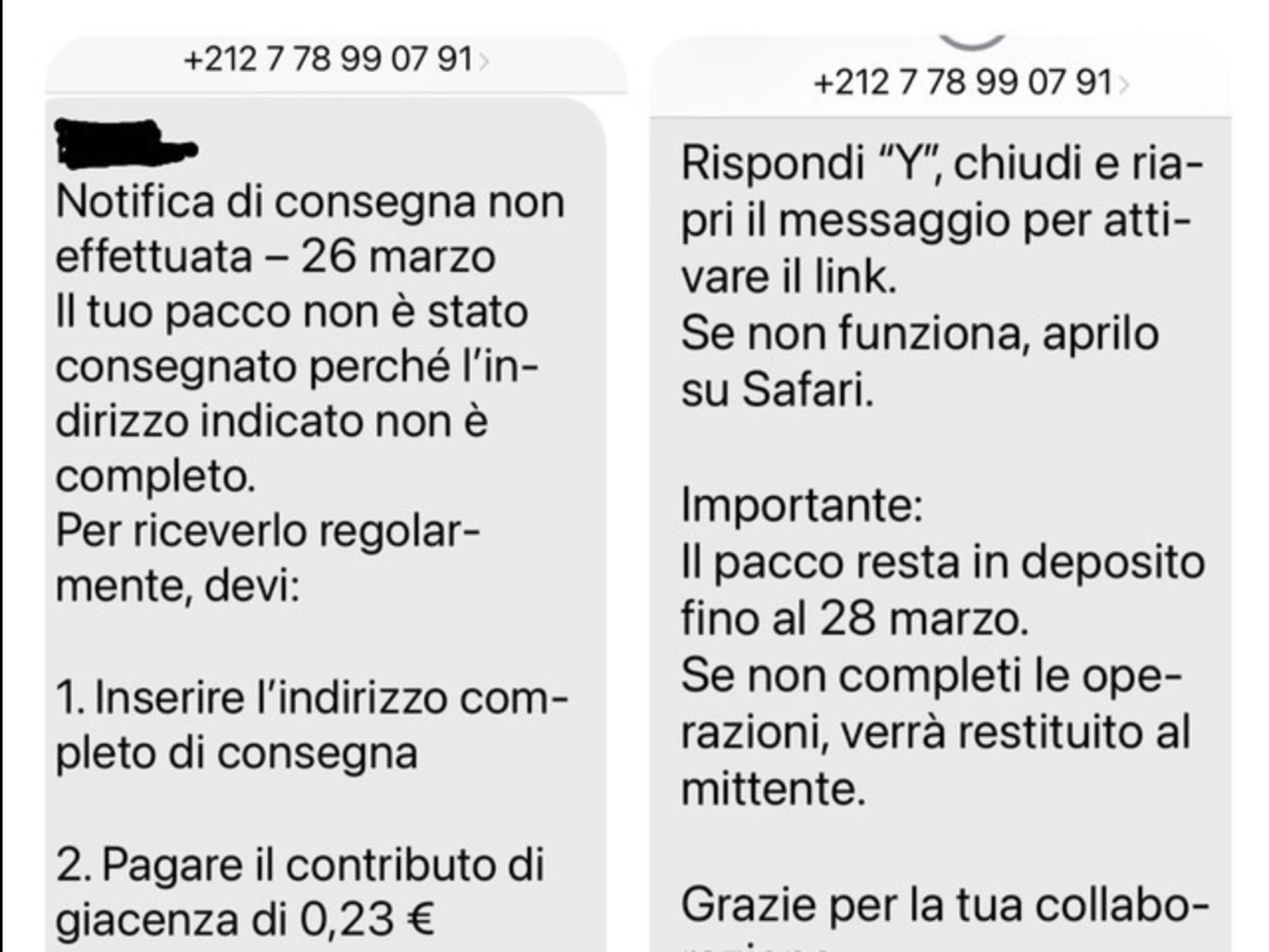 Attenzione alla truffa del pacco in giacenza: cosa si nasconde dietro un sms 