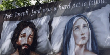 San Giuseppe e la Madonna a letto insieme