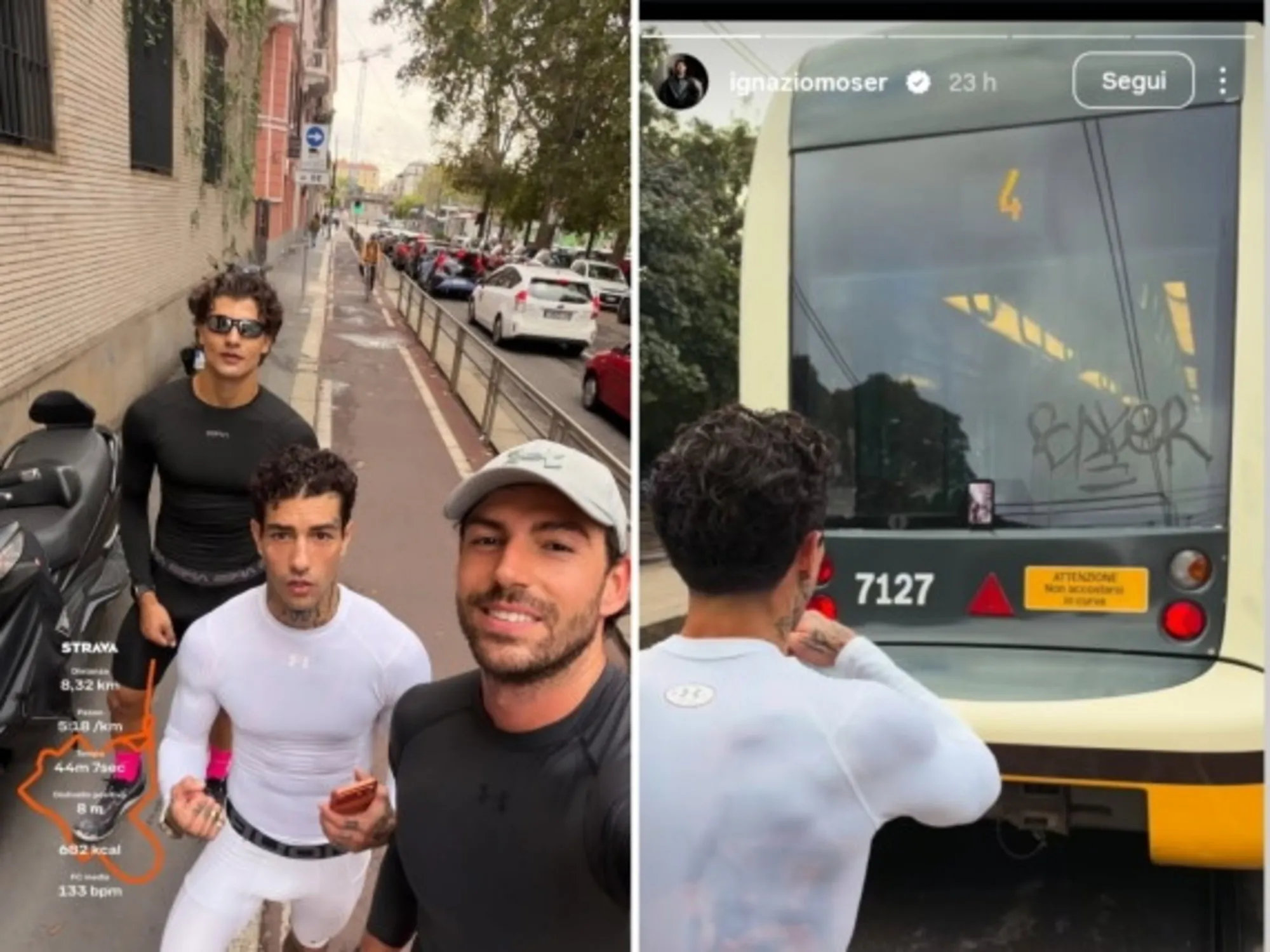 Leggi l'articolo: "Ci alleniamo dietro il tram": è bufera per questa foto